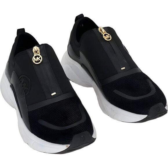 Michael Kors Bodie Slip-On Trainers for Women, Embossed Logo, Size 7 - Picture 1 of 6